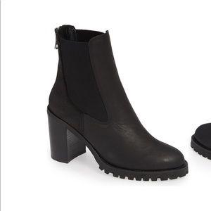 Chinese Laundry Jersey Chelsea Boot in black